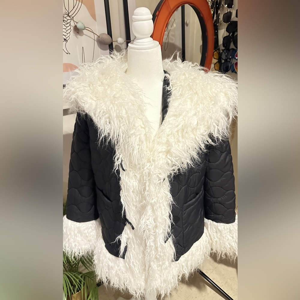 Faux Alpaca fur jacket